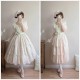 Miss Point Point Garden Embroidered 3-Tier Skirt(Reservation/3 Colours/Full Payment Without Shipping)